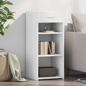 vidaXL Aparador 40x42,5x93 cm derivados de madeira branco