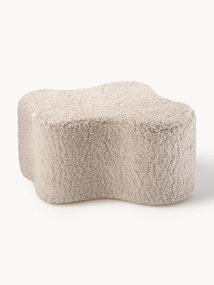 Pufe para crianças em teddy artesanal Cloud