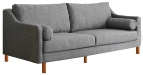 Sofá de Três Lugares Nordi – Cinza – 196x82x93 cm