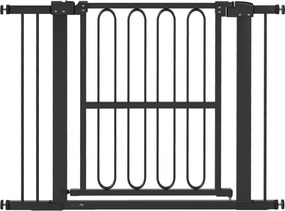 PawHut Grade de proteção para portas para cães, 76-104 cm, grade de bloqueio sem perfuração, grade para escadas | Aosom Portugal