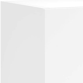 4pcs móveis de parede p/ TV c/ LEDs derivados de madeira branco