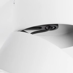 Foco moderno branco redondo ajustável - Go Nine