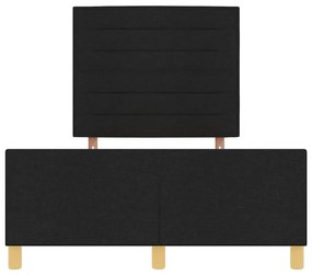 Cama vidaXL Preta 120x200 cm em Tecido