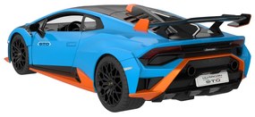 Carro telecomandado Lamborghini Huracán STO 1:14 2,4GHz Portas manuais azul