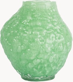 Jarra em vidro artesanal Corallo, Alt 21 cm