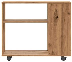 Mesa de apoio 70x35x55 cm derivados madeira carvalho artisiano