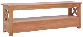 Móvel de TV 115x30x40 cm madeira de mogno maciça
