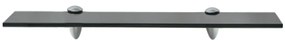 Prateleira flutuante vidro 50x10 cm 8 mm