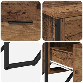 Cômoda Madeira Velha 91x35.5x74.5 cm Madeira de Engenharia