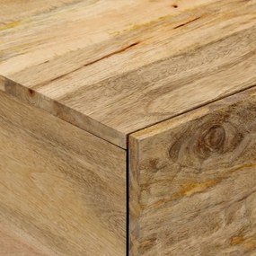 Mesa de centro 80x50x40 cm madeira de mangueira maciça
