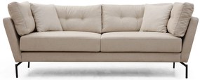 Sofá de 3 Lugares Mapa – Creme – 214 cm x 90 cm x 84 cm