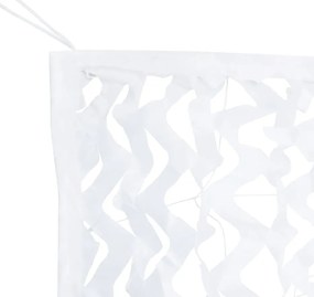 Rede de camuflagem com saco de arrumação 312x140 cm branco