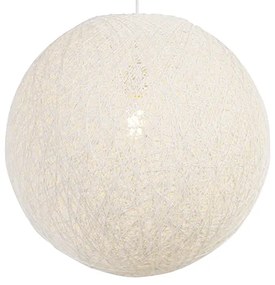 Candeeiro suspenso rural branco 45 cm - Corda Design,Country / Rústico,Moderno