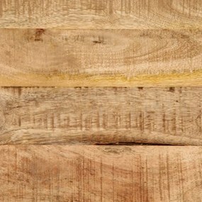 Mesa de cabeceira 40x30x52,5 cm madeira mangueira áspera maciça