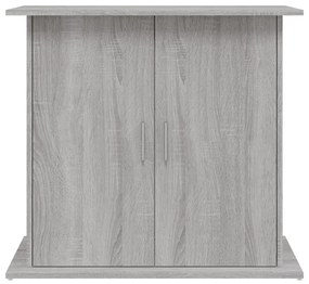 Suporte de aquário 81x36x73cm derivados de madeira cinza sonoma