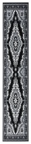 vidaXL Passadeira 60x500 cm polipropileno preto