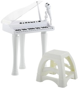 AIYAPLAY Piano Eletrónico para Crianças com 32 Teclas Piano com Microf