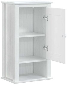 Móvel de parede p/ WC BERG 40x27x71,5 cm pinho maciço branco
