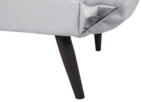 Sofá-cama em tecido cinzento claro BREKKE Beliani