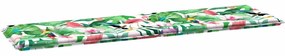 Almofada de Jardim Multicolorida 180x50x4 cm Tecido Oxford