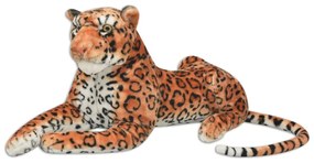 Leopardo de peluche, castanho, XXL