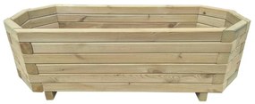 vidaXL Canteiro elevado para jardim 100x40x31 cm pinho impregnado