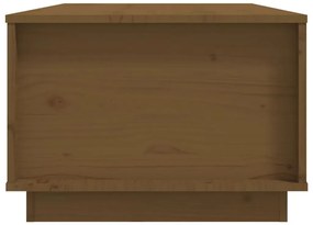 Mesa de centro 100x50x35 cm pinho maciço castanho mel