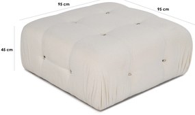 Tuffet Bubble – Branco – 95x95x45 cm