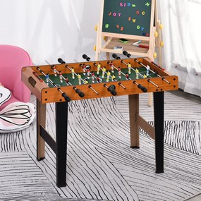 Mesa de matraquilhos com 22 jogadores incluídos 84,5x40x61,2 cm Cor Madeira e Preto