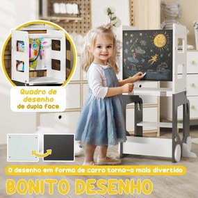 AIYAPLAY Torre de Aprendizagem 4 em 1 Torre de Aprendizagem para Crian