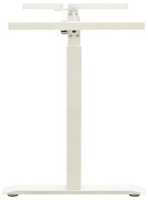 Estrutura mesa ajustável em altura com manivela branco