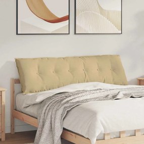 vidaXL Travesseiro para Costas Cinza Verde 160 x 50 cm