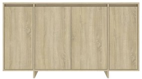 Aparador Endy de 135 cm - Carvalho - Design Moderno