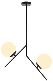 Chandelier Dolunay – Preto – 43 x 15 cm