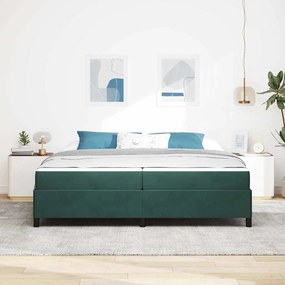 Estrutura da Cama Branco e Cinza Claro 200 x 200 cm Veludo