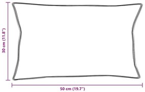 Travesseiros 2 pcs Branco 30 x 50 cm 130gsm 100% algodão