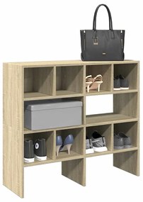 Sapateiras 2 pcs empilháveis 89,5x30x40 cm carvalho sonoma