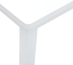 Banco 90 cm madeira seringueira maciça branco