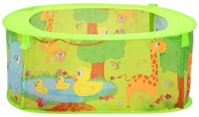 Piscina de bolas com 50 bolas para crianças 75x75x32 cm