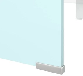 Suporte de TV/monitores em vidro 100x30x13 cm verde