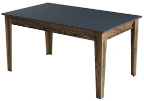 Mesa de Jantar "Milano" com Arrumação – 145x88x75 cm – Nogueira e Antr