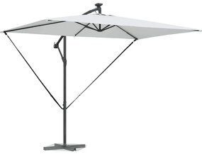 Guarda-sol de Bananeira Cantilever Areia 294 x 200 x 254 cm