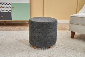 Pouffe Mario Gabbana – Antracite – 40 x 40 x 40 cm