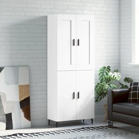 vidaXL Armário alto 69,5x34x180 cm derivados de madeira branco
