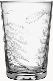 Copos em cristal artesanal Fern, conjunto de 6