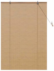 Persianas e Sombras de Janela Marrom Claro 120 x 160 cm Bambu