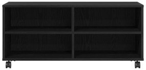 Armário de TV vidaXL Preto 90x35x35 cm em Madeira Derivada