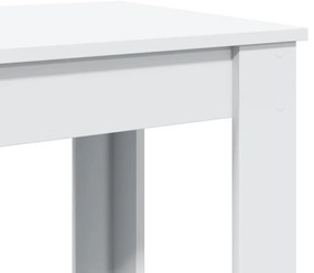 Mesa de bar 102x50x103,5 cm derivados de madeira branco