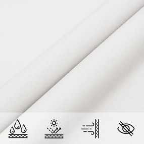 Para-sol estilo vela tecido oxford quadrado 3x3 m branco