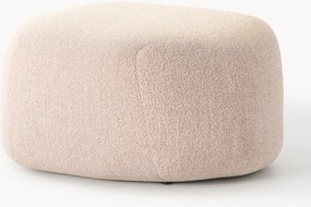 Pufe oval em bouclé Wolke